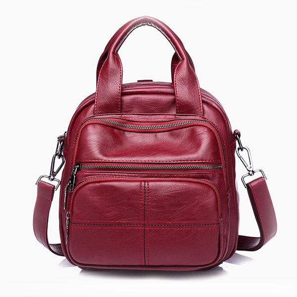 Woman Fashion Black And Red Bags