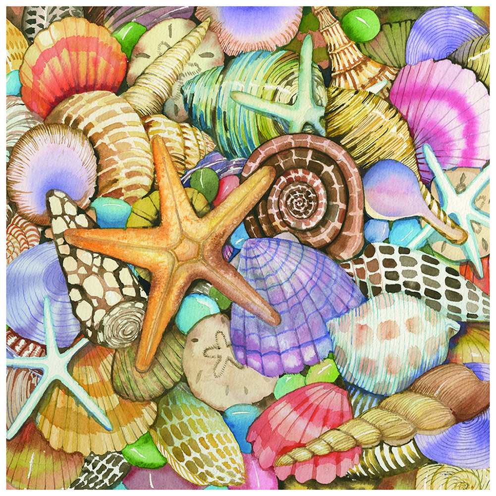 

Starfish - Round Drill Diamond Painting - 30*30CM, 501 Original