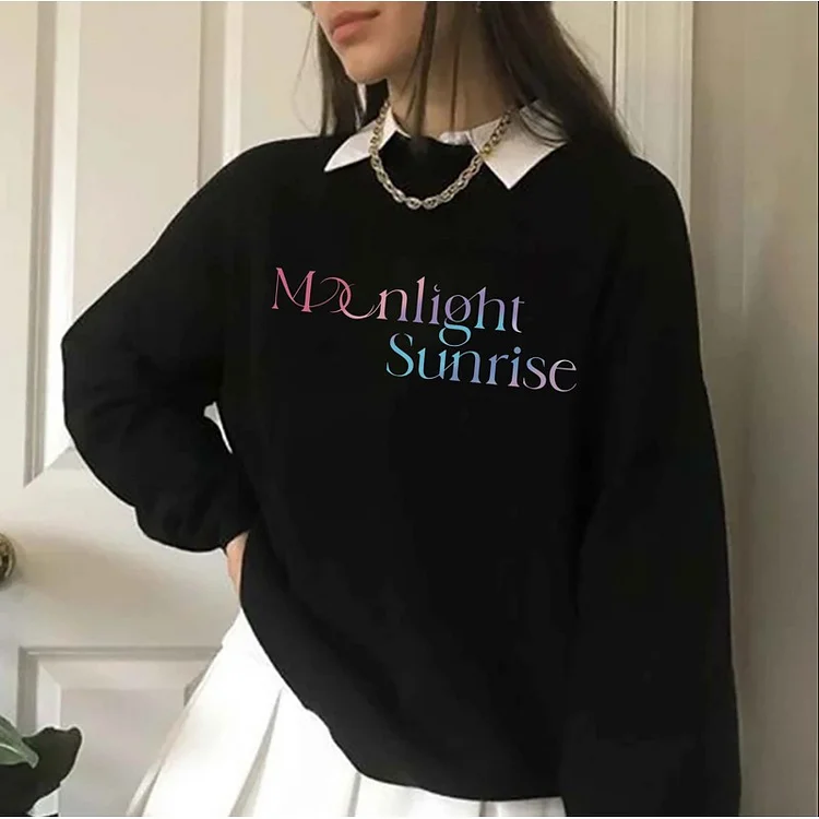 TWICE MOONLIGHT SUNRISE Logo Sweatshirt