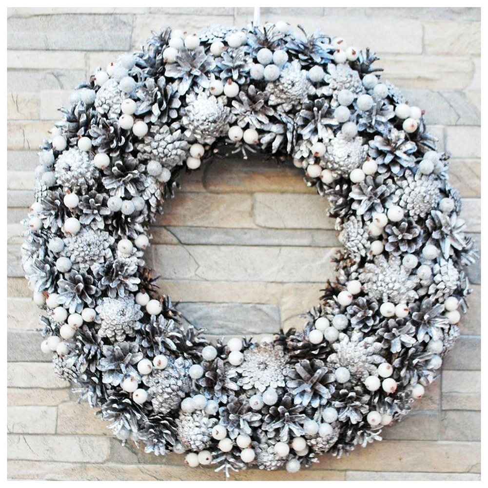 

Snowflake Wreath - Round Drill Diamond Painting - 40*40CM, 501 Original