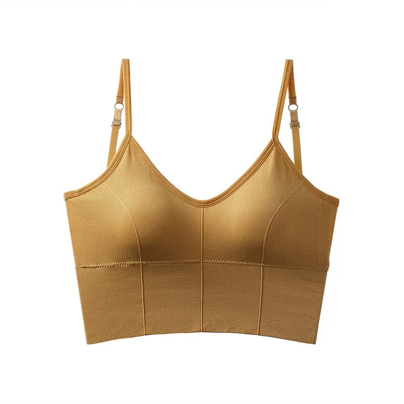 Billionm Women's Crop Top Tank Top Seamless Sports Lingerie Summer Camisole Tube Tops for Ladies Female Underwea