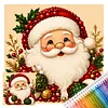 Christmas Needlepoint Kit 14CT Stamped Cross Stitch 30x30cm tapestrymarket