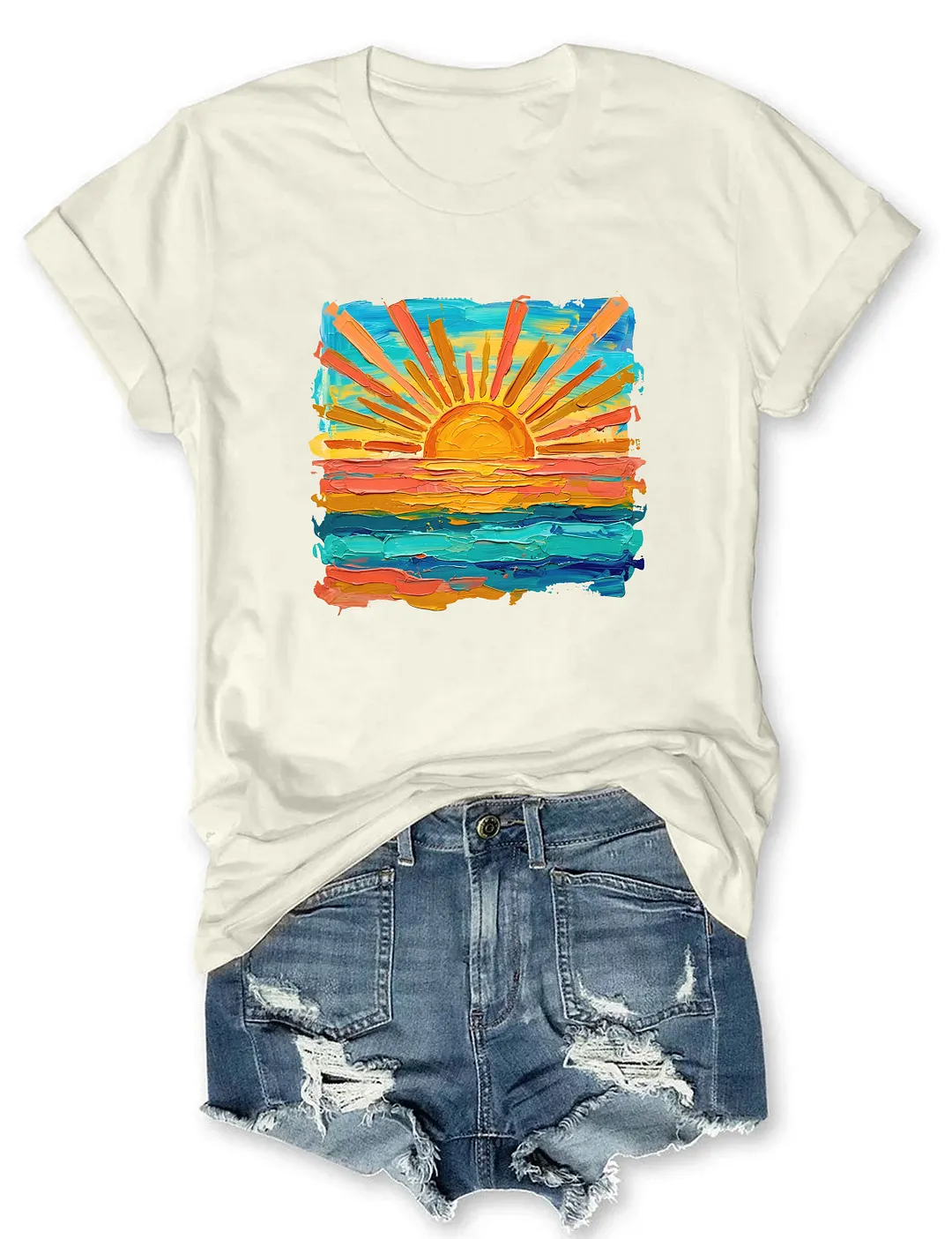 Cute Summer Sunset T-shirt