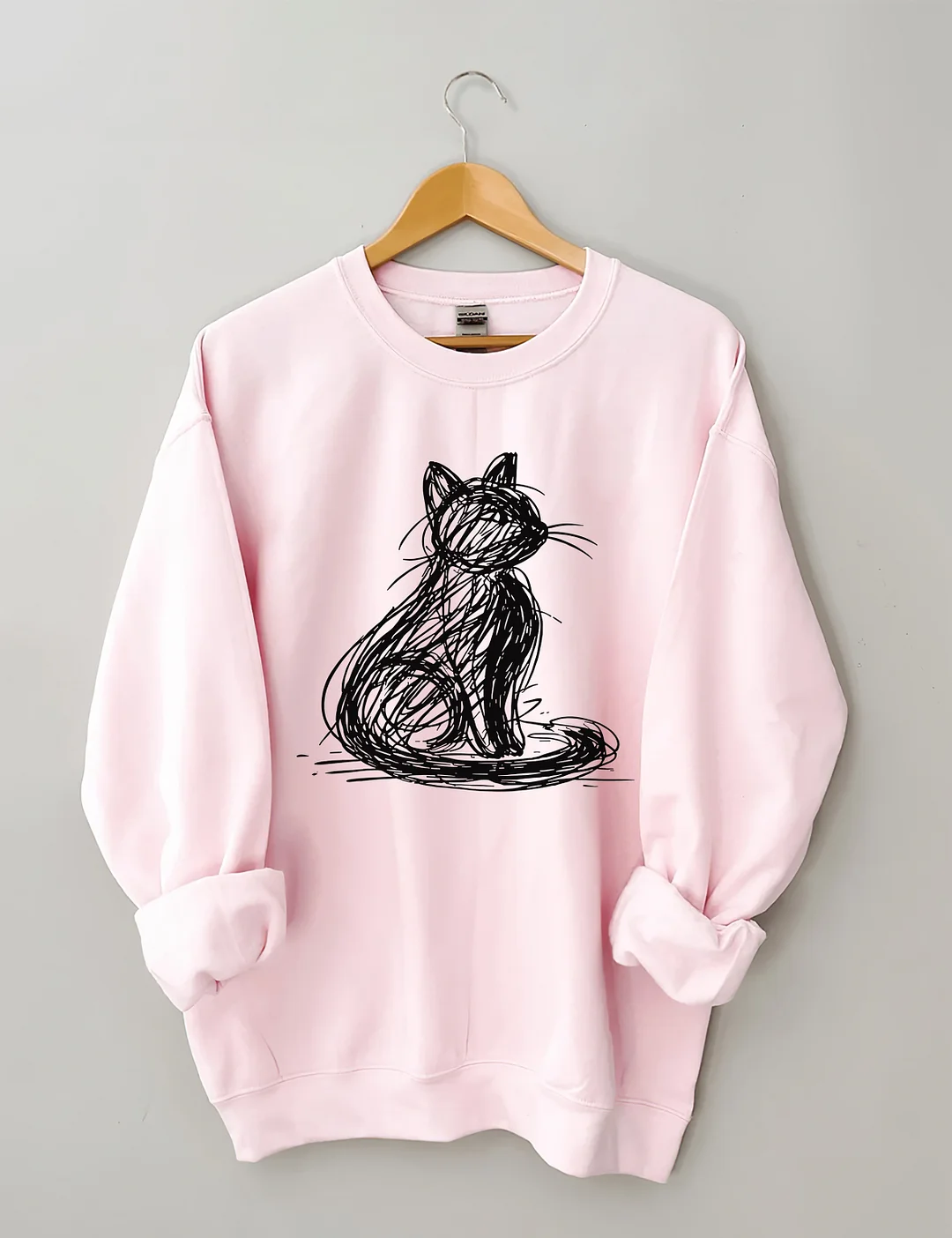 Abstract Cat Sweatshirt