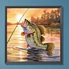 Diamond Painting-DIY Full Round Drill Fishing