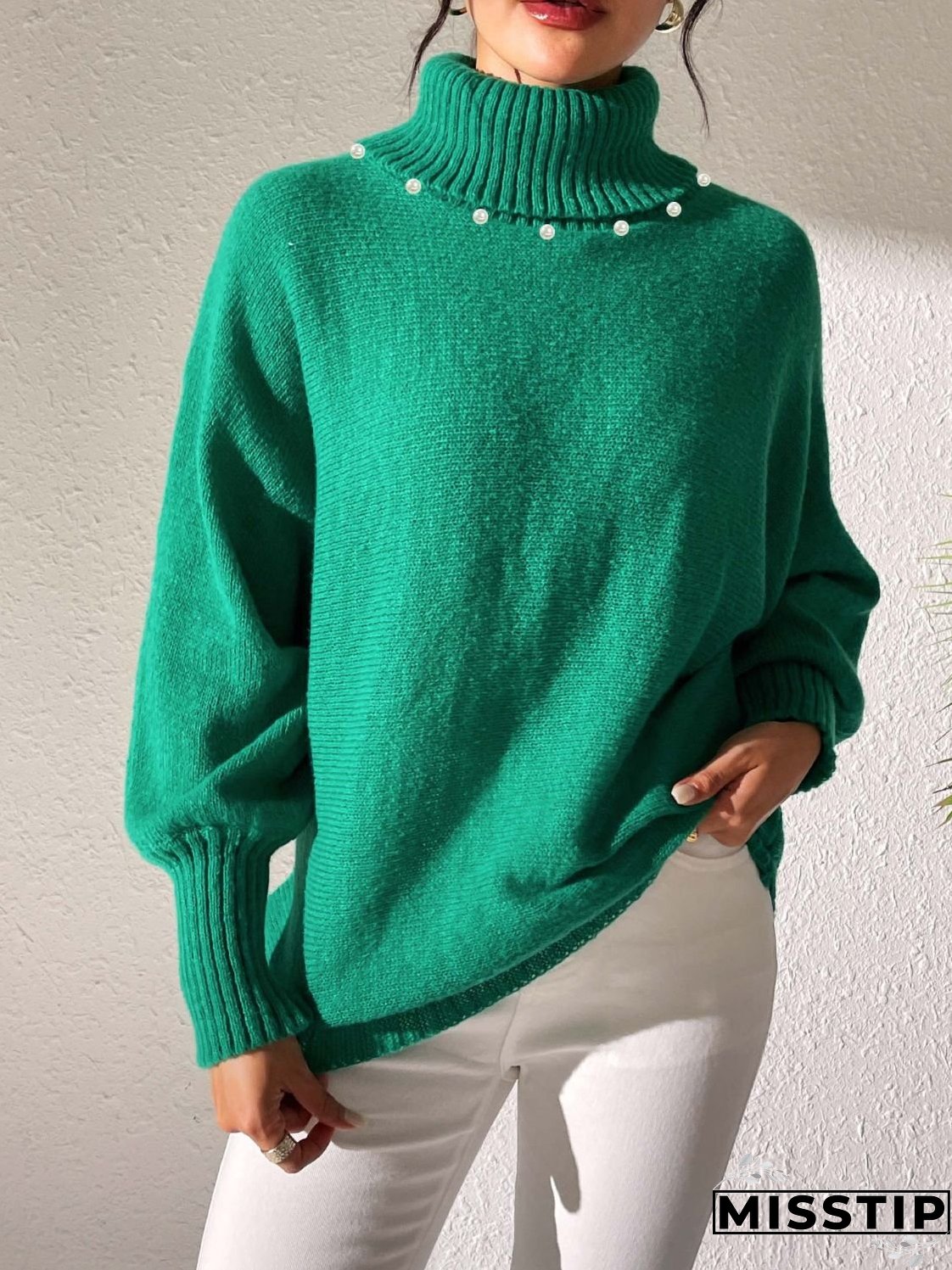 Turtleneck Long Sleeve Sweater