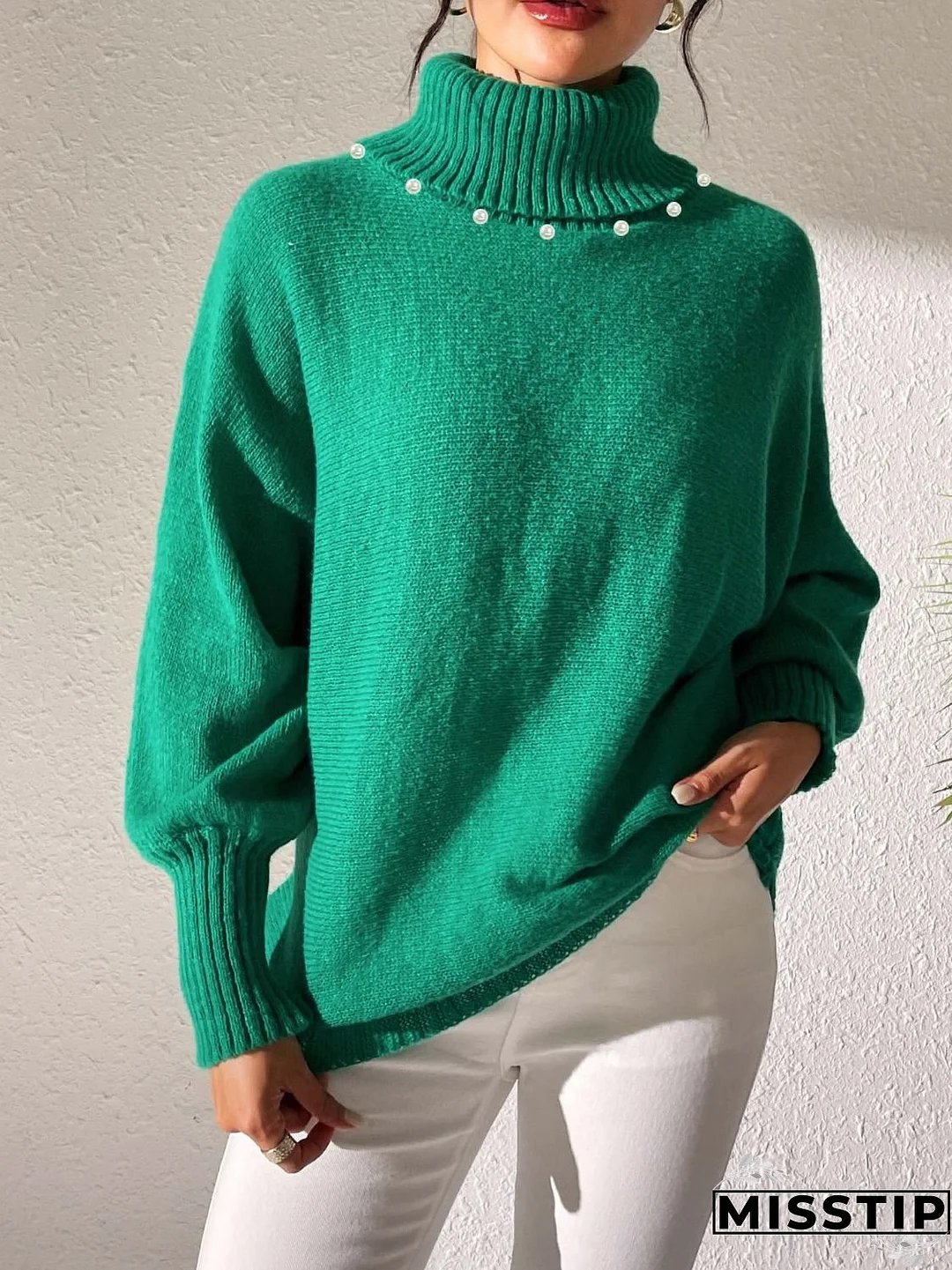 Turtleneck Long Sleeve Sweater