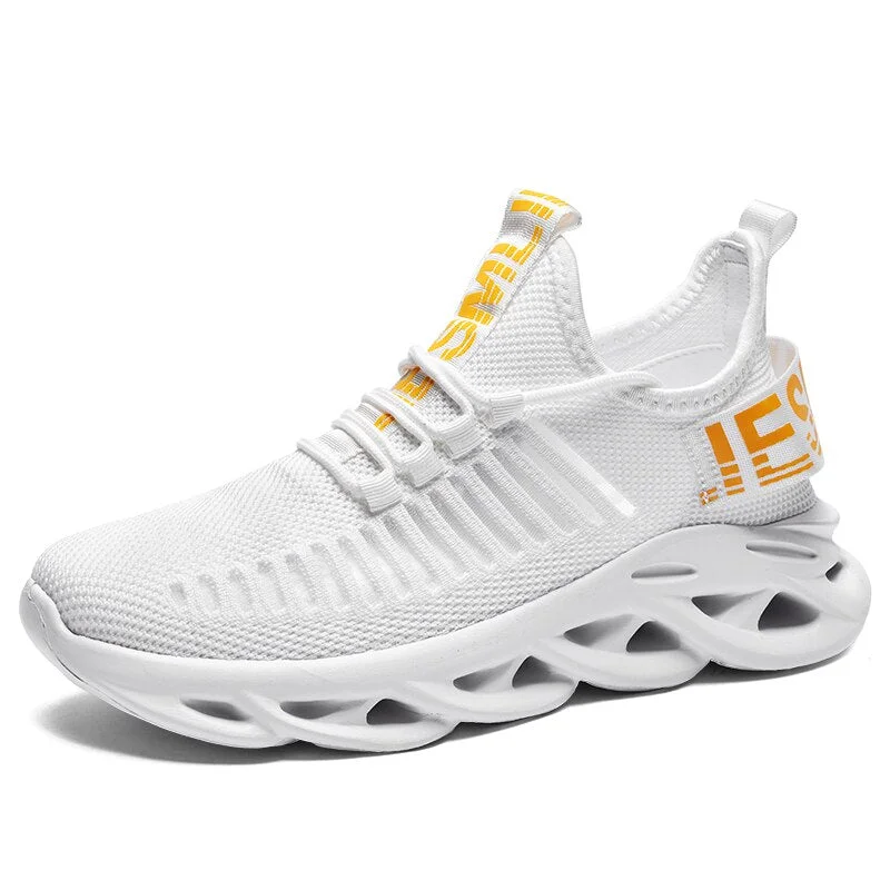 Summer Women's Sneakers 2021 Running Sports Shoes Women Tennis Men Mesh White Black Light Green Yellow Sneaker Vulcanize Size 46