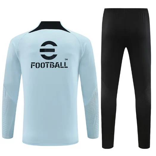 23/24 Inter Milan Half-Pull Training Suit Football Jersey Set Thai Quality