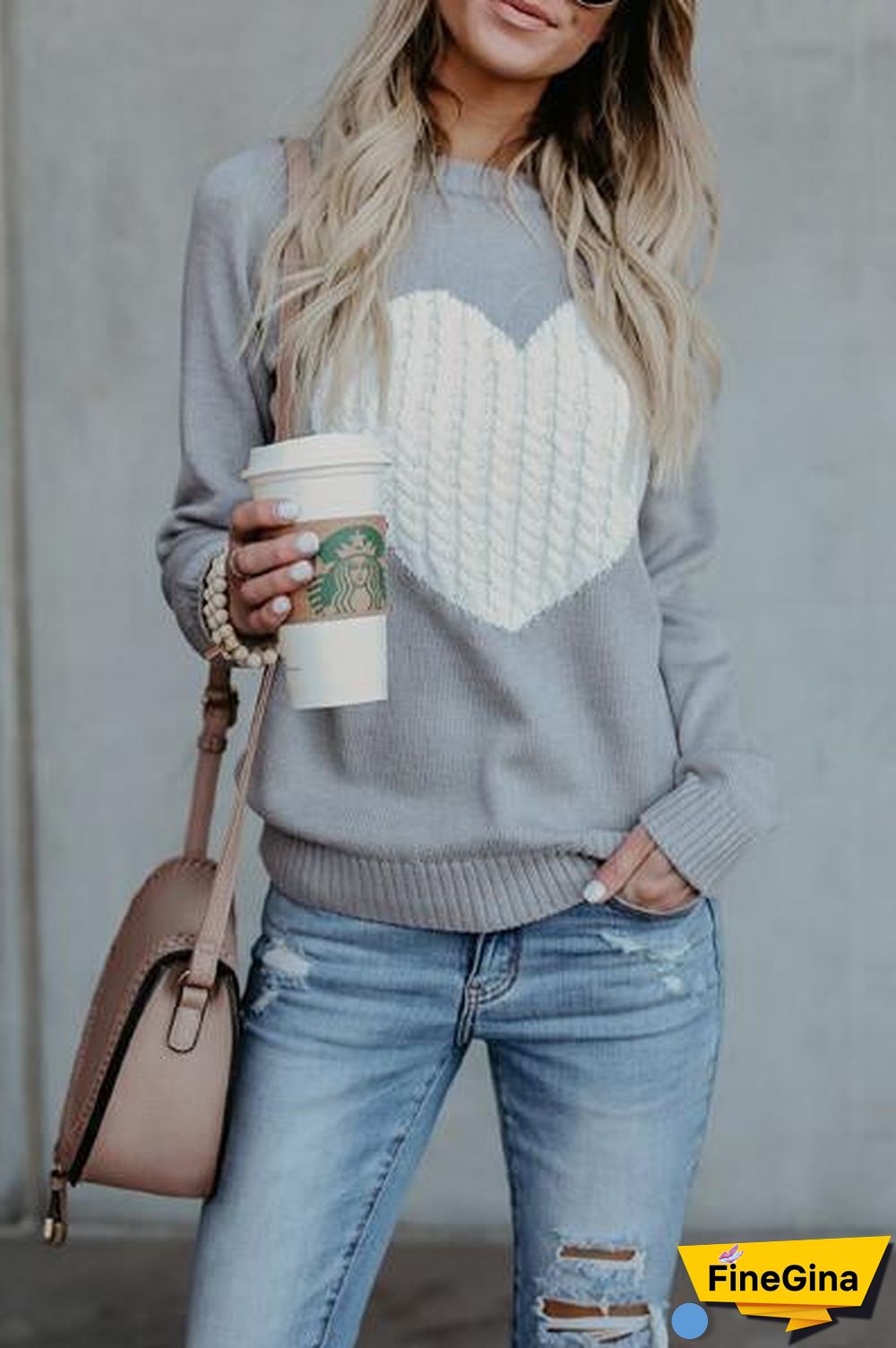 Thanks Love Heart Sweaters