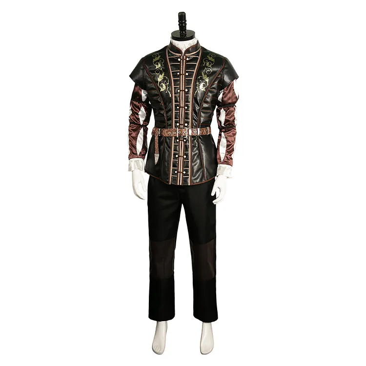 Baldur's Gate Astarion Leather Vest Set Cosplay Costume Outfits Halloween Carnival Suit