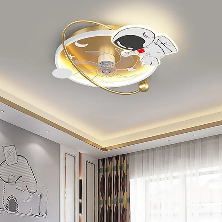 Fateh ceiling fan with lighting Astronaut, 3 styles/colors, &empty;50/58CM