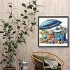 Diamond Painting-DIY Full Round Drill Seaside Vacation