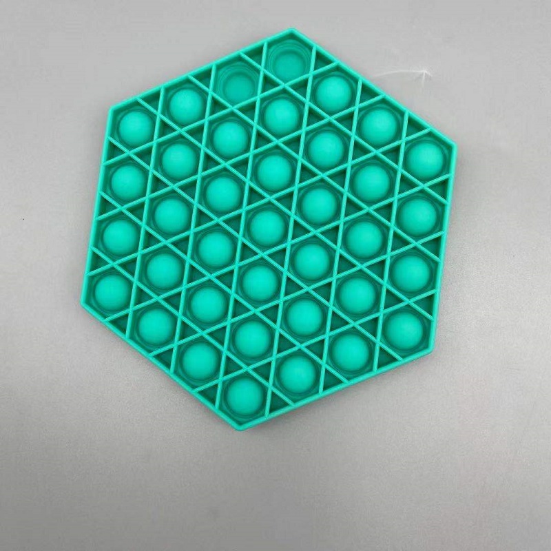 

Hexagon Green - Pop It Fidget Toy, 501 Original