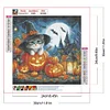 Halloween Pumpkin Cat - Full Round Drill Diamond Painting