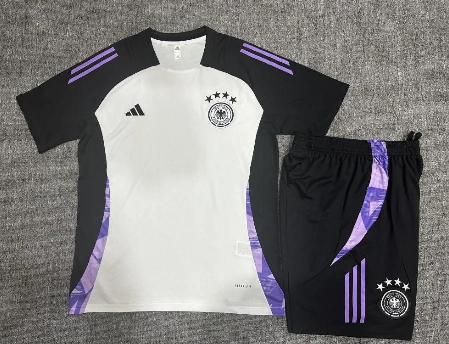 2024 Germany Training Kit White Football T-Shirt Thai Quality