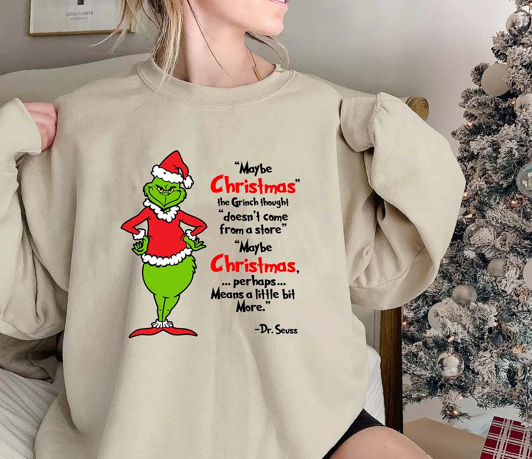 Christmas Maybe perhaps Crewneck