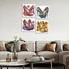 (4er Pack) High Heel - speziell geformtes Diamond Painting - 30*30cm