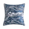 Blue Jacquard Home Living Creative Cushion Pillow Cover