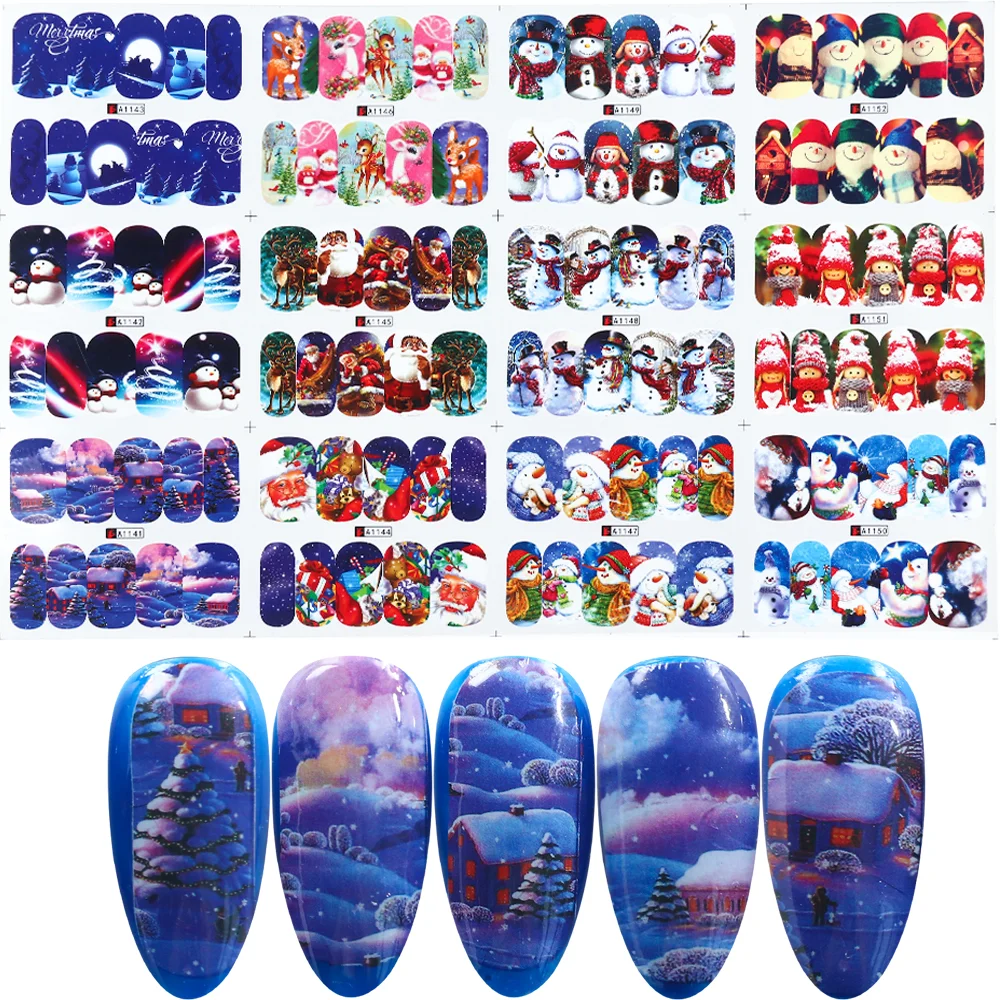 Churchf Graffiti Nail Stickers Lettering Water Nail Decals Trippy Rainbow Lips Sliders French Manicure Tips Watermarks GLJF37-48-Nail Inspo