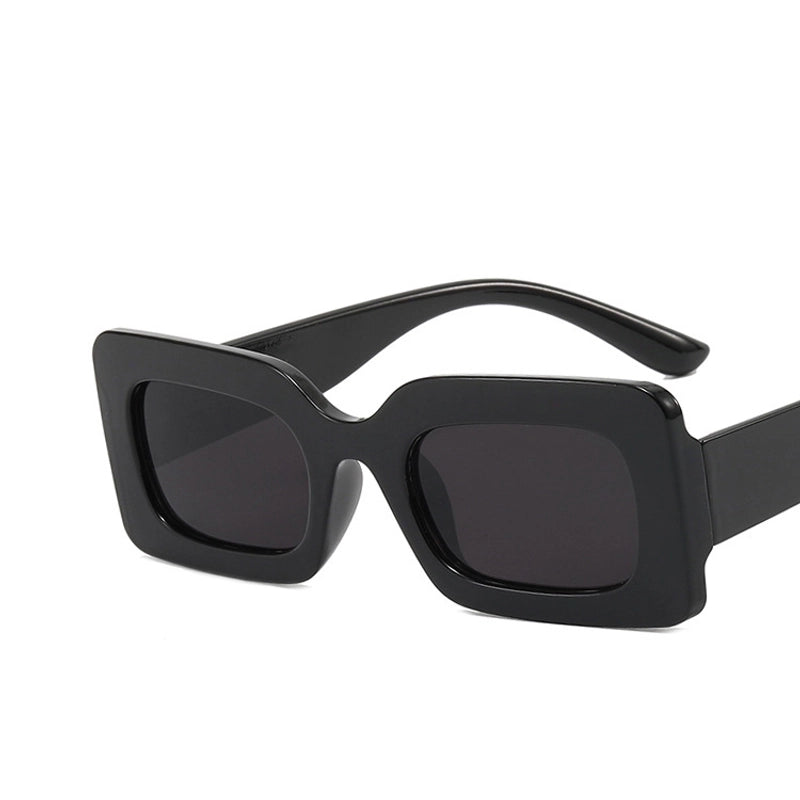 Fashion Solid Color Resin Square Full Frame Women’s Sunglasses