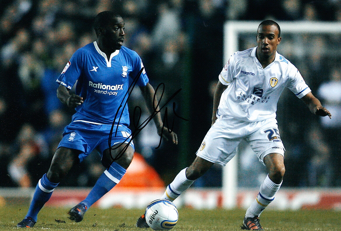 Birmingham City F.C Morgaro Gomis Hand Signed 11/12 Photo Poster painting 12x8 3.