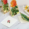 (US Local)6pcs Rose Diamond Painting Greeting Cards Handmade Diamond Art Cards for Adults