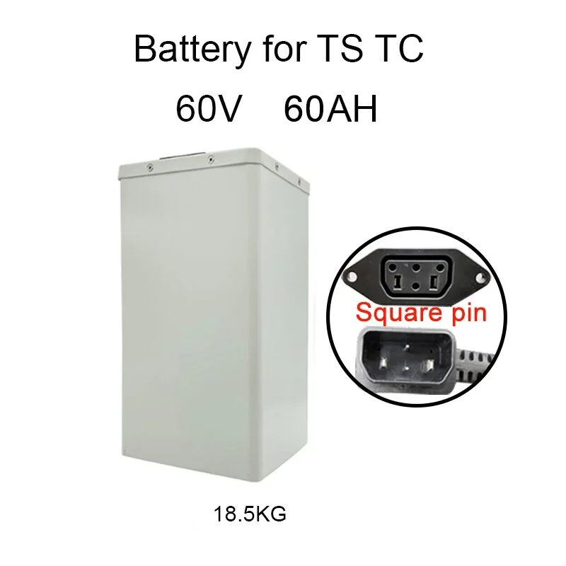 60V 55AH 60AH Large Capacity Battery for Super SOCO TS TC Ant BMS Direct replacement Compatible with Dual Batteries