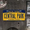 Central Park - Car License(6*12Inch)