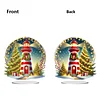 2D Flat Christmas Print DIY Diamond Painting Desktop Ornaments Kit Table Decor