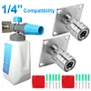 Foam Cannon Nozzle Water Gun Holder 1/4 Quick Connector Rack Non Self-Locking