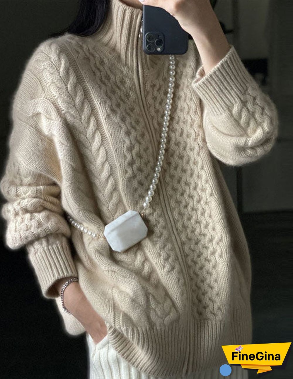 Comfy Plain Long Sleeve Cardigan