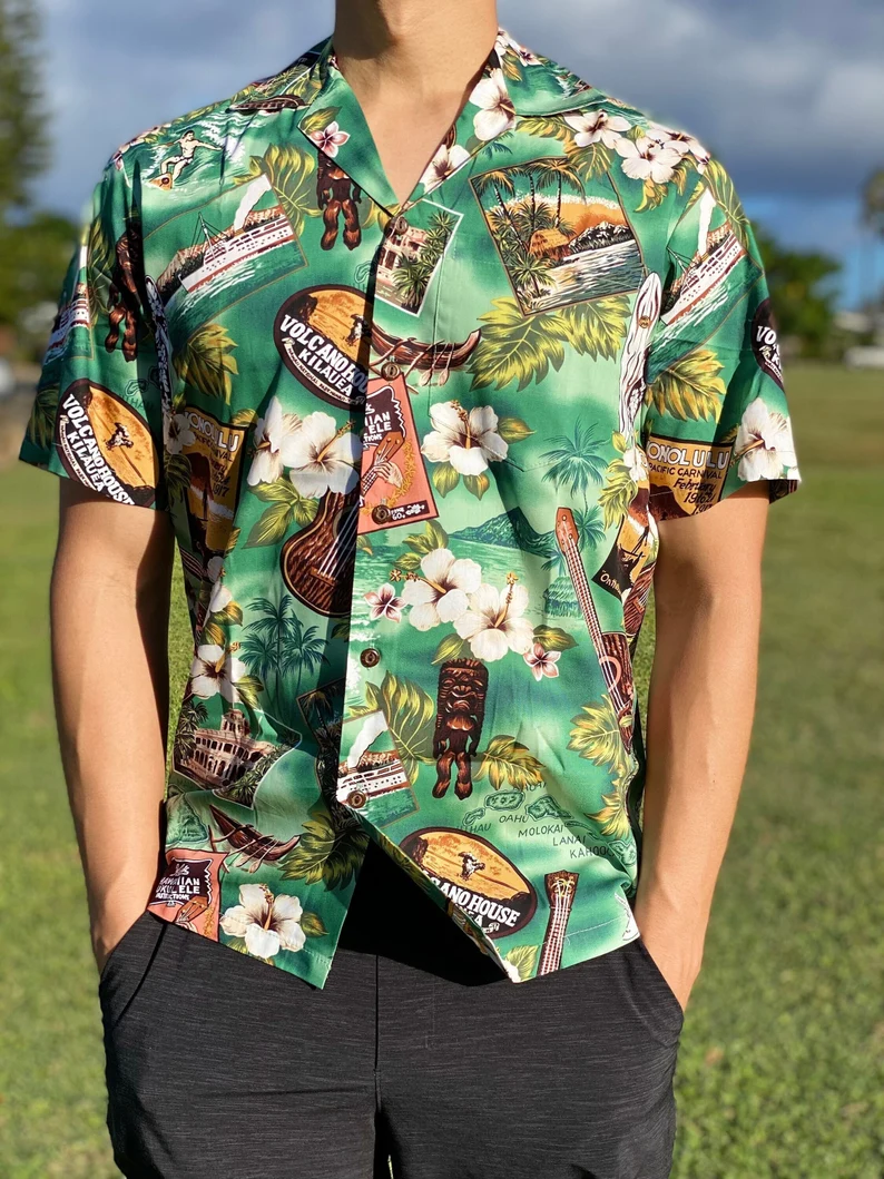 Music Hawaiian Aloha Shirt