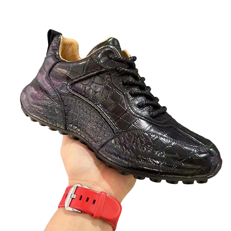 Handmade Retro Bison Leather Casual Sneakers DANRRIO.COM DANRRIO
