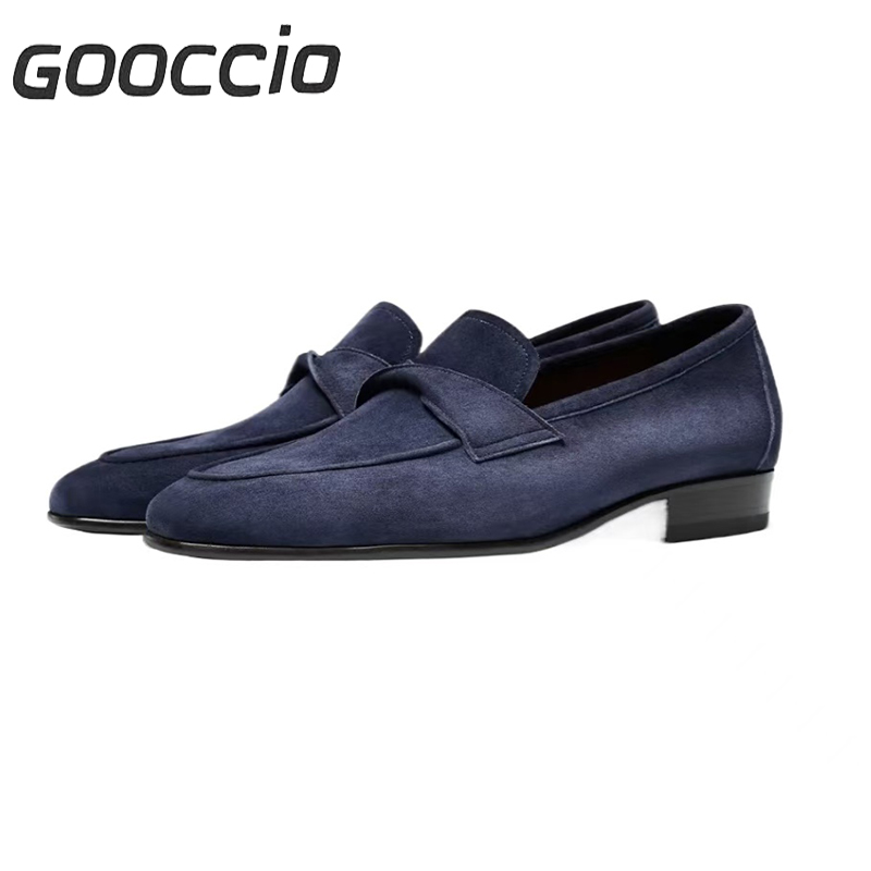 TF187  Prenium Suede Calf-Skin Loafer Shoes For Men  GOOCCIO-TF-Series  