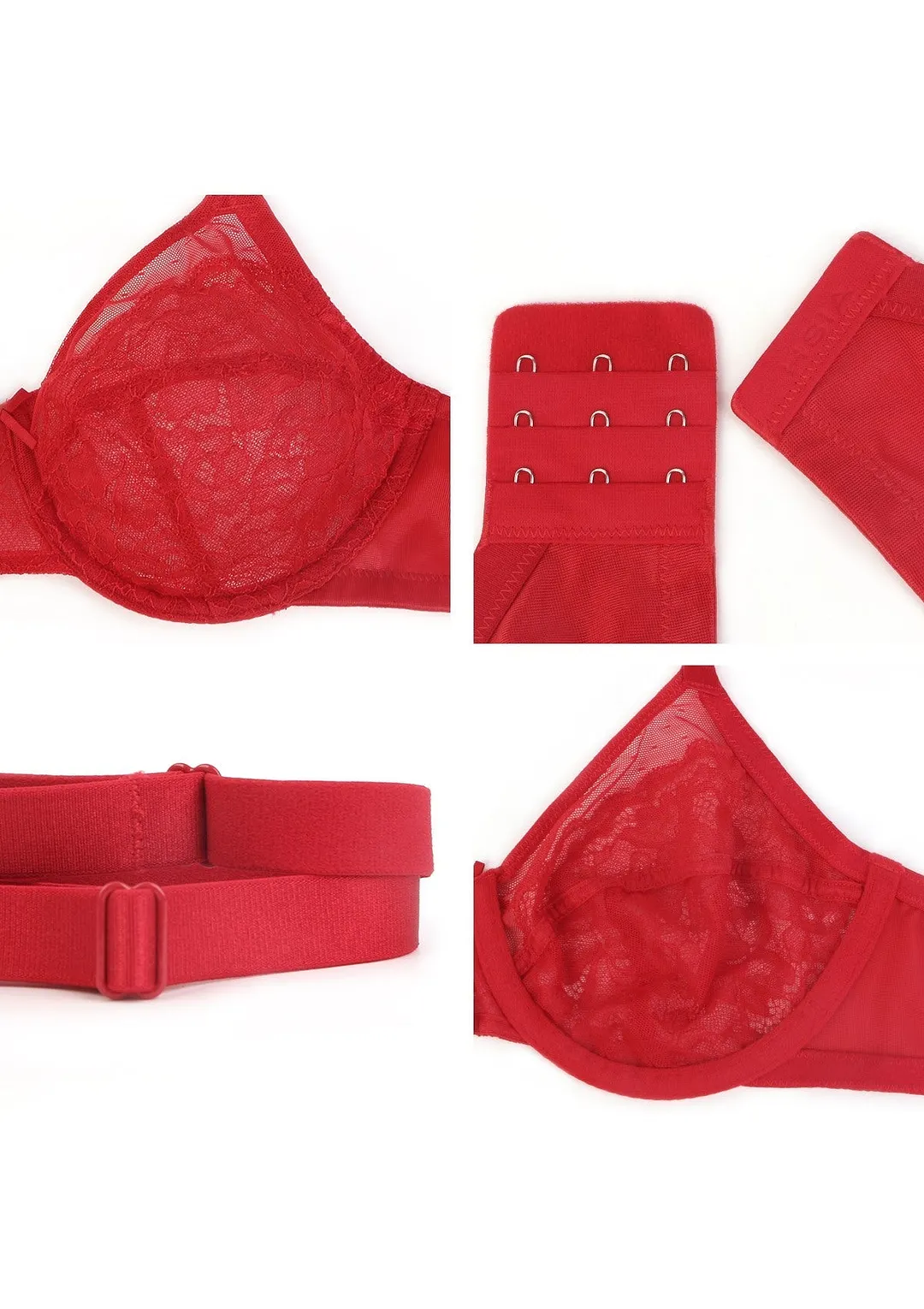 Enchante Pink Lace Underwire Bra