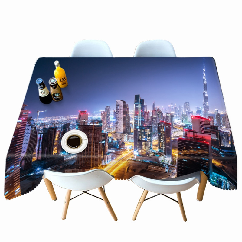 

Seascape City - 3D Tablecloth, 140*180cm, 501 Original