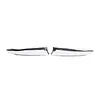 1 Pair Front Bumper Upper Grill Moulding Trim for FIAT 500 312 LOUNGE 2016-2020