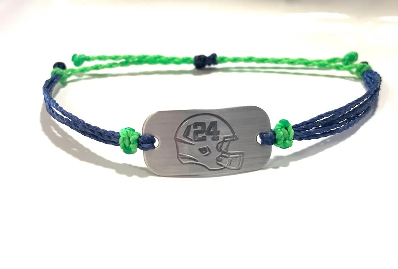 Personalized Waterproof Football Sports Bracelet