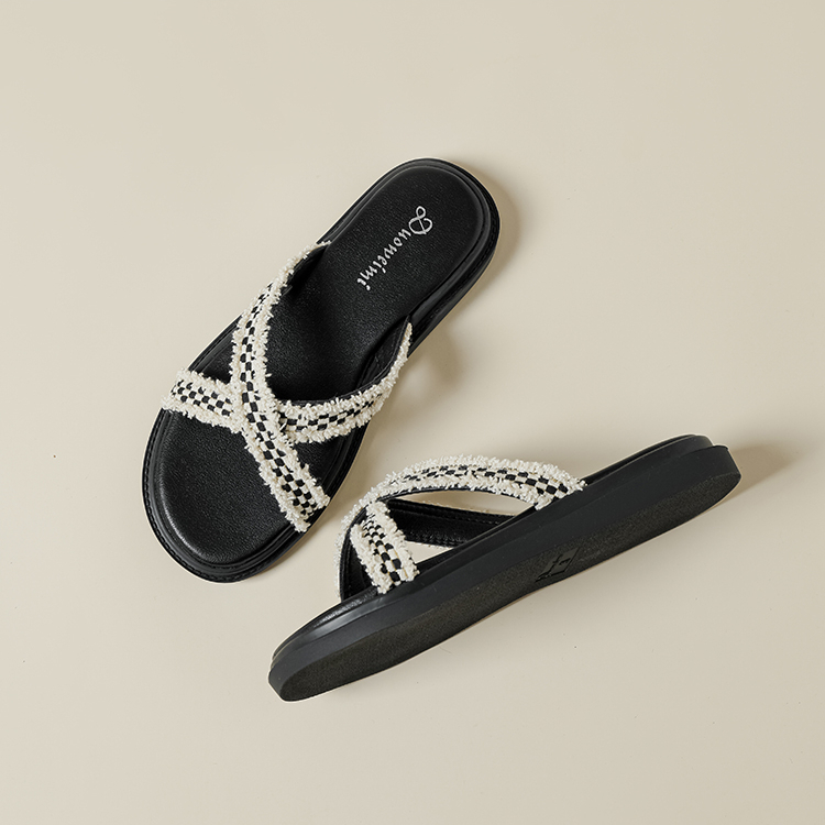 Women's Tassel Slides Thick-soled Sandals | ARKGET