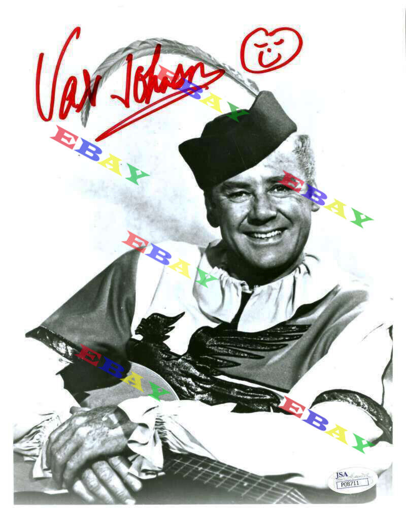 VAN JOHNSON MINSTREL BATMAN Autographed Signed 8x10 Photo Poster painting Reprint