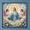 (40*40cm)Angel Virgin Mary - Crystal Rhinestone Diamond Painting