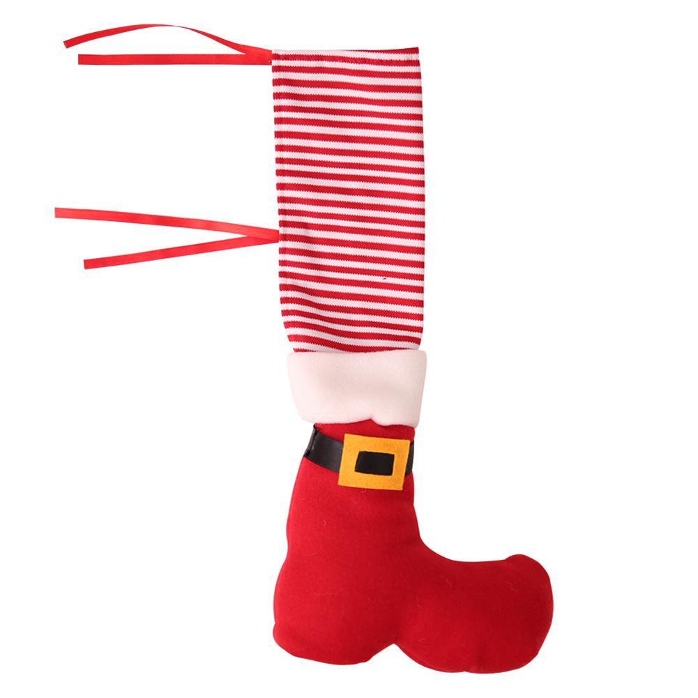 

Christmas Cloth Chair Leg Cover Restaurant Bars Chairs Feet Protector Socks, 501 Original
