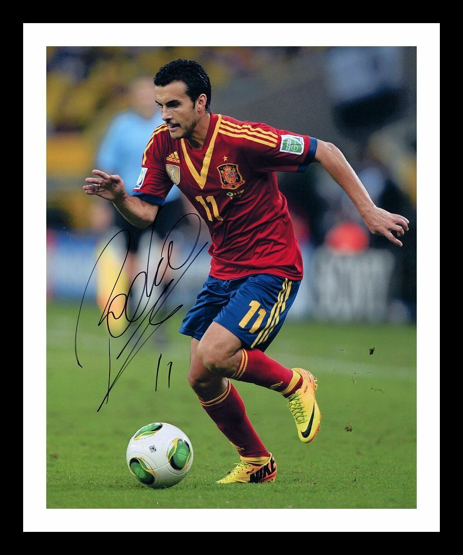 Pedro - Spain Autographed Signed & Framed Photo Poster painting