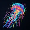 (Multi-Style)Colorful Neon Animals Collection-14CT Stamped/Counted Cross Stitch 30*30cm