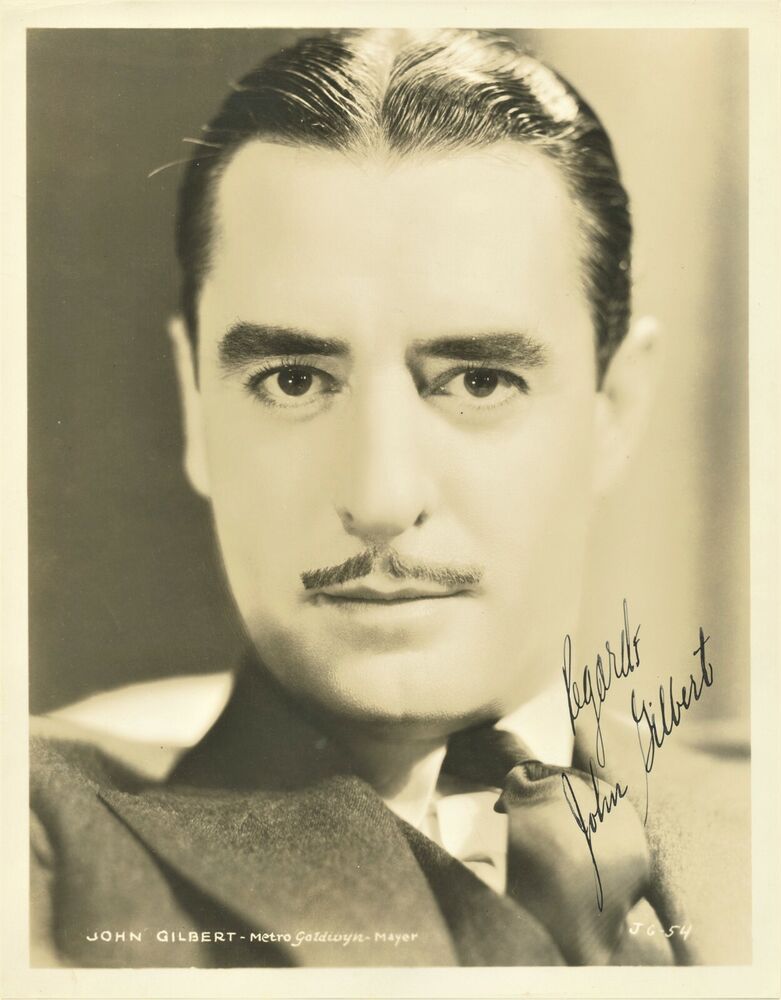 Vintage JOHN GILBERT Signed (secretarial) Photo Poster painting