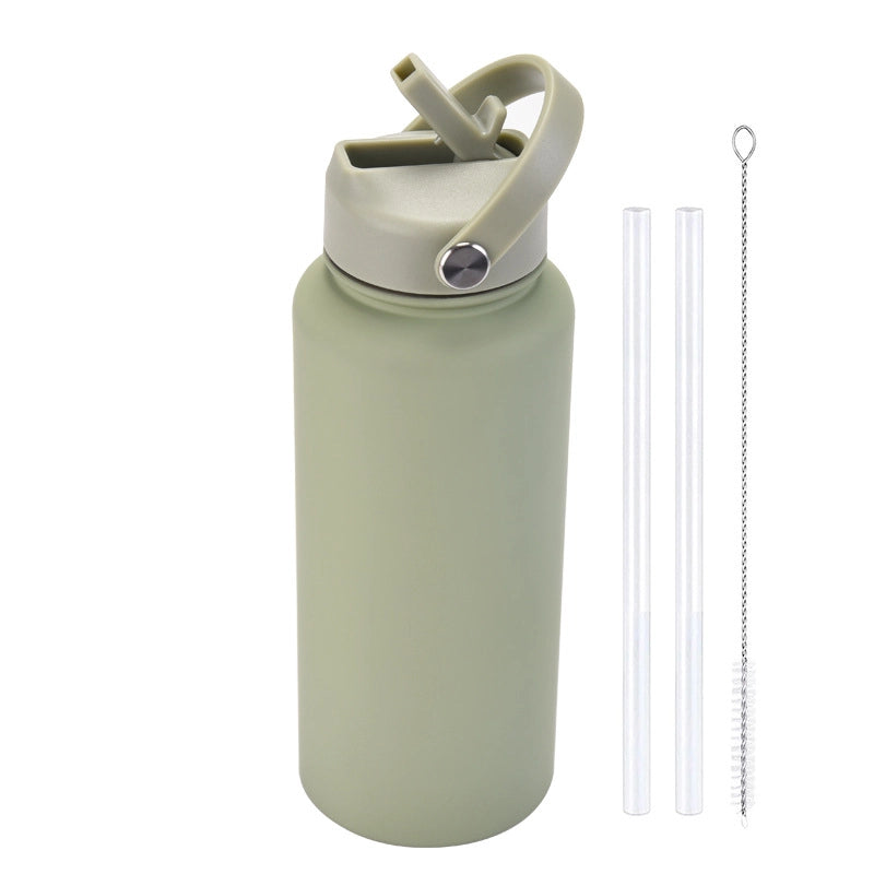 Casual Solid Color Stainless Steel Thermos Cup
