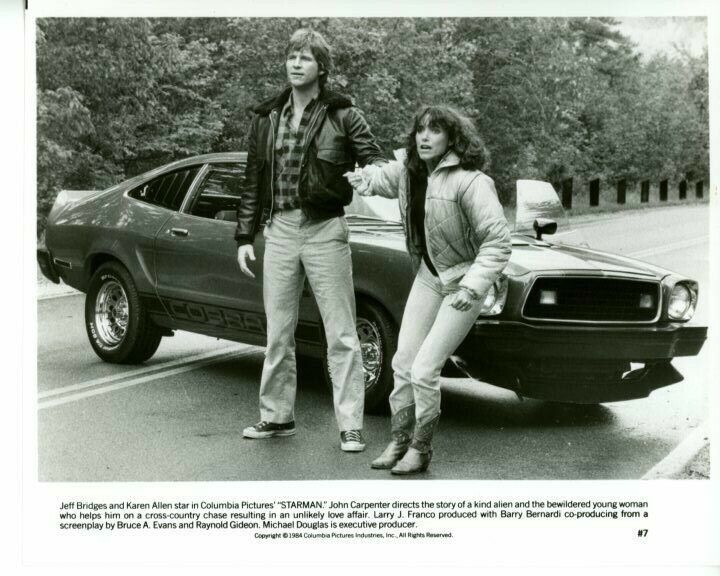 Jeff Bridges Karen Allen Starman 1984 Original 8x10 Press Photo Poster painting