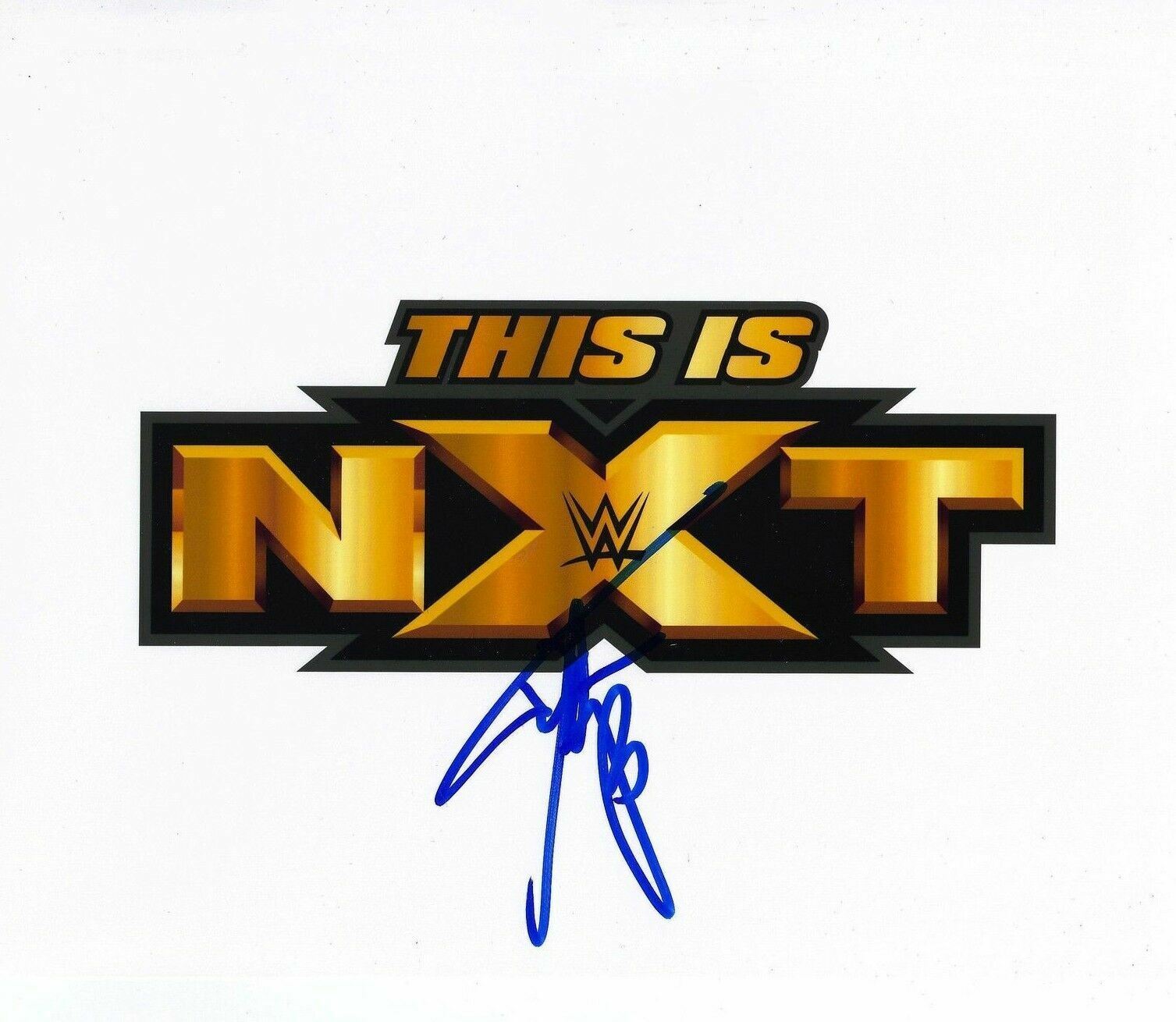 Hideo Itami Signed 10X8 Photo Poster painting WWE NXT LOGO Kenta Kobayashi AFTAL COA (7081)