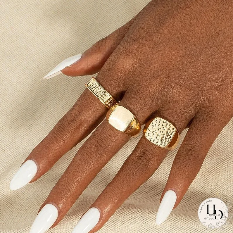 Fashion Daily Solid Rings